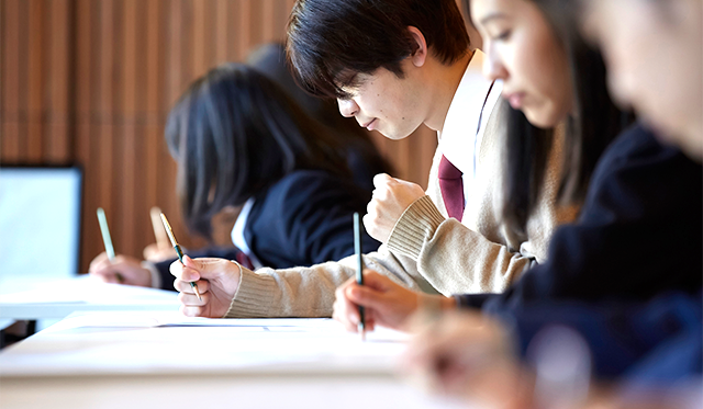 受験勉強の様子